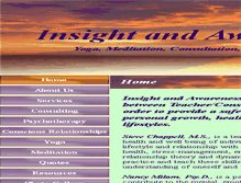 Tablet Screenshot of insightandawareness.com